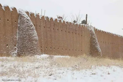 بارش برف در اهر