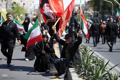 تهران در سوگ چهلمین روز شهادت رهبر شهید انقلاب اسلامی