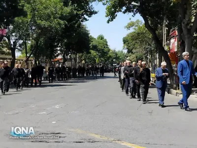 مراسم عزاداری خیابانی رحلت پیامبر اکرم (ص) در اهر