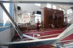 Sionist rejimin Qəzzada dağıtdığı evlər - Foto
