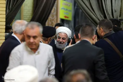 مراسم ختم همسر آیت الله سیستانی در تهران