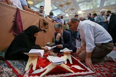 بازدید سیدعباس صالحی، وزیر فرهنگ و ارشاد اسلامی از بیست و هفتمین نمایشگاه قرآن کریم