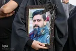 مراسم تشییع پیکر مرزبان شهید ستوان‌یکم مهدی محمدی‌نسب در قزوین