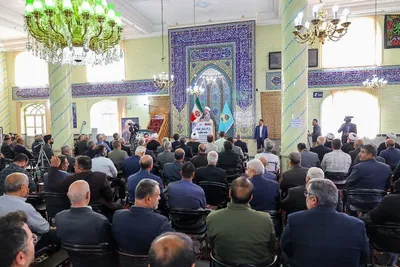 آیین تکریم و معارفه امام جمعه خسروشاه