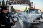 اعزام عوامل اجرایی موکب حضرت احمد بن موسی(ع) شهرداری شیراز به سمت مرز شلمچه‎‎