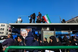مراسم تشیع پیکر شهید سپهبد حاج قاسم سلیمانی در دانشگاه تهران