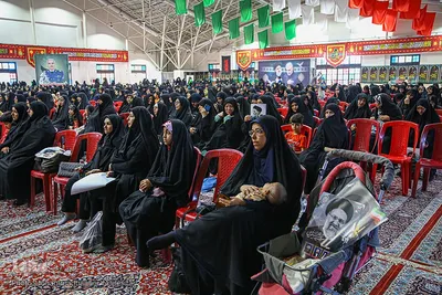 سوگواره هفتمین روز شهادت رئیس‌جمهور در اصفهان