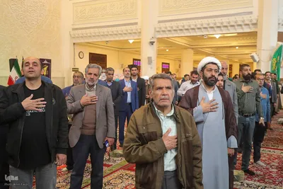 مراسم اربعین شهدای حمله تروریستی کرمان‎