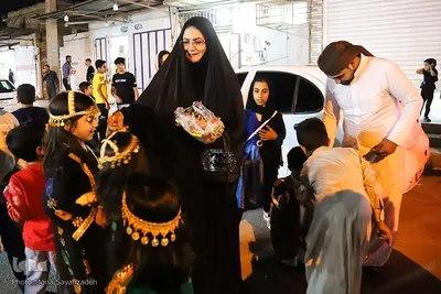 جشن گرگیعان در شبیشه اهواز