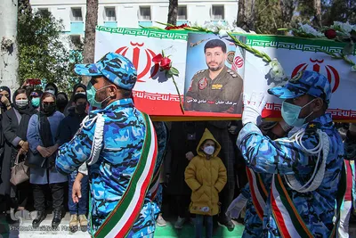 مراسم تشییع پیکر مطهر شهید سرهنگ دوم خلبان «صادق فلاحی» در شیراز‎‎