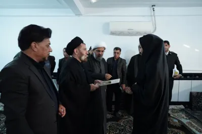 دیدار با خانواده ۳ شهید جنگ رمضان در پلدختر