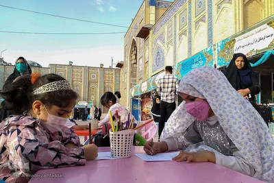 فعالیت فرهنگی برای کودکان در نمایشگاه قرآنی فارس‎‎
