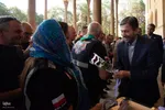 آیین استقبال از موتورسواران لهستانی در اصفهان
