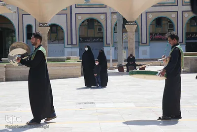 قم در عزای امام زین‌العابدین(ع)