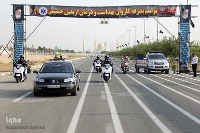 بدرقه کاروان بهداشت و درمان اربعین حسینی
