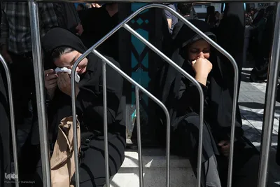 حرکت دسته های عزاداری به سمت حرم مطهر رضوی