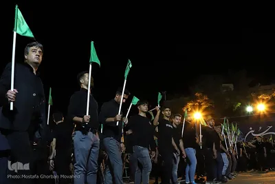 حسینیه ایران؛ آیین عزاداری شاه‌حسین‌ گویان در اهر