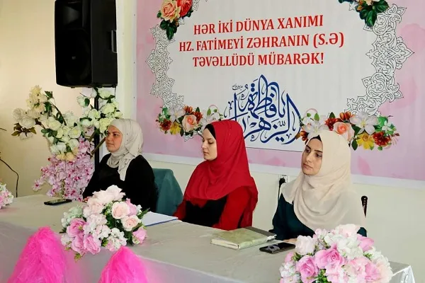 Marneulidə Hz. Fatimeyi zəhranin (s.ə) təvəllüdü münasibəti ilə tədbirlər keçirilib
