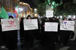 تجمع مردمی محکومیت تجاوز آمریکا به کشور در تبریز