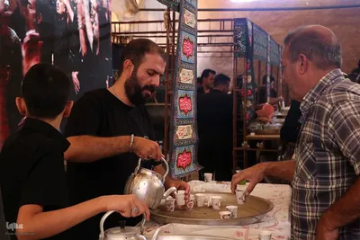 عزاداری هیئت های مذهبی در محله پنبه کاران یزد‎