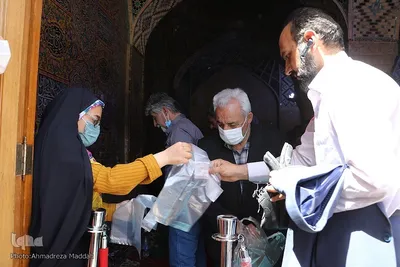 گردشگران نوروزی در مسجد نصیرالملک‎‎
