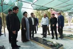غبارروبی قبور شهدای جنگ تحمیلی 12 روزه