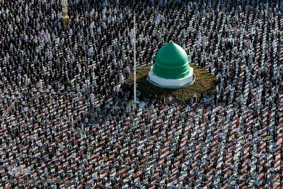 نماز عید فطر در حرم مطهر رضوی
