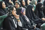 بدرقه ۳۰۰ دانش‌آموز دختر از مدارس شیراز به مناطق عملیاتی جنوب