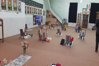 اولین سالگرد شهادت سردار حمایت همایون در شهرستان گرمی