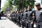 تشییع پیکر مطهر شهید مدافع وطن ستوان دوم هومن غیاثوند در ملایر