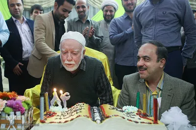 جشن تولد هوشنگ بادپا پیشکسوت قرآنی