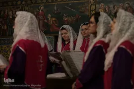 آیین عشای ربانی در کلیسای وانک اصفهان