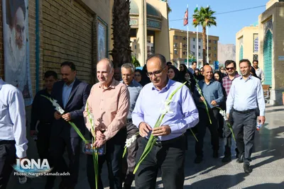 تجدید میثاق جهادگران دانشگاهی اصفهان با شهدا