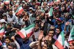 راهپیمایی مردم کرج علیه تهاجم رژیم صهیونیستی به ایران‎