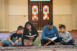 محفل جزءخوانی قرآن ماه رمضان در حرم مطهر شاهچراغ(ع)