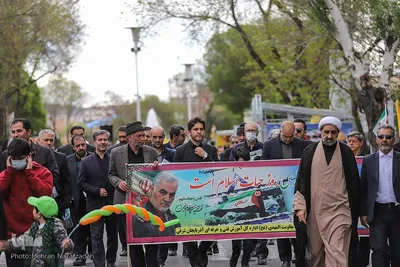 راهپیمایی روز قدس در تبریز‎