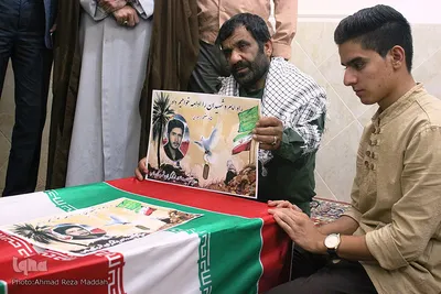 مراسم وداع خانواده شهید محمد قائدی
