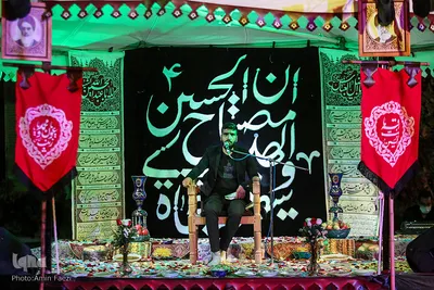 مراسم عزاداری محرم در حرم علی ابن حمزه(ع) شیراز