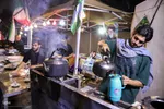 خدمت‌رسانی مواکب خوزستان در مراسم تشییع قائد شهید امت در عراق
