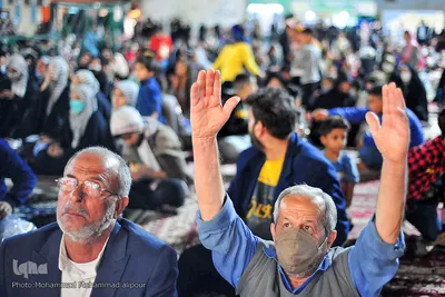 جشن نیمه شعبان در حرم علی بن مهزیار