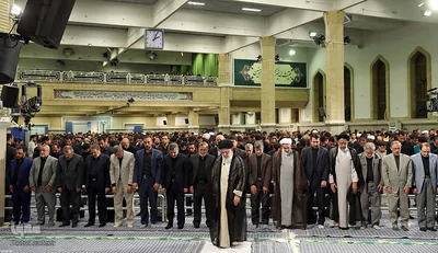 مراسم سوگواری سالروز شهادت امیرالمؤمنین در حسینیه امام خمینی