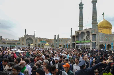 بدرقه پیکر شهید مدافع حرم "احمد جلالی نسب"