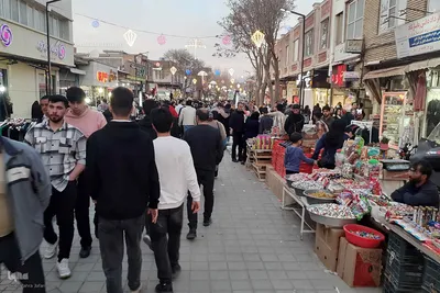 بازار خرید عید در اهر‎