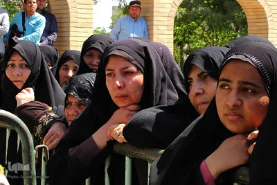 تشییع پیکر شهید اسدالله قربانی از شهدای مدافع حرم
