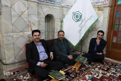 محفل انس با قرآن کریم در امامزاده سیدحمزه تبریز‎‎