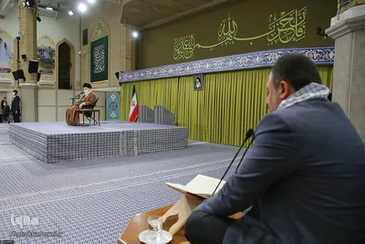 دیدار صدها تن از بسیجیان با رهبر معظم انقلاب اسلامی