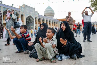 حضور کودکان در حرم شاهچراغ (ع)