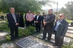 آیین عطر افشانی  و غبارروبی مزار شهدا در سوادکوه شمالی