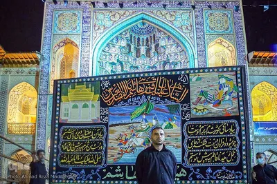 شب اول محرم در حرم شاهچراغ (ع)‎‎