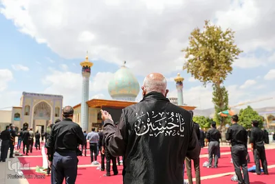 عزاداری ظهر تاسوعا در حرم شاهچراغ(ع)